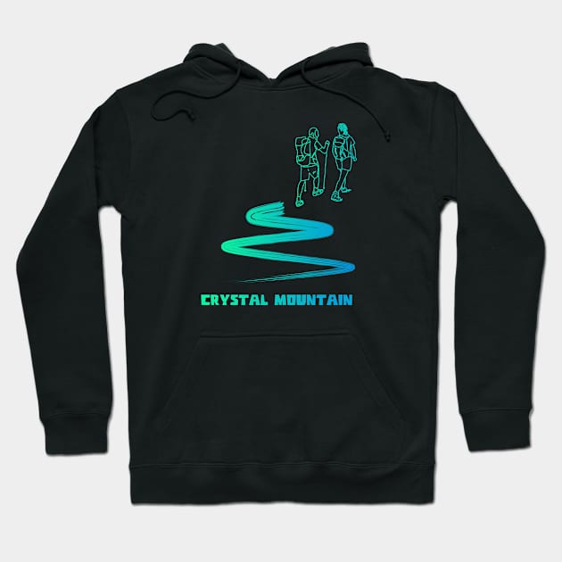 Crystal Mountain Hoodie by finngifts